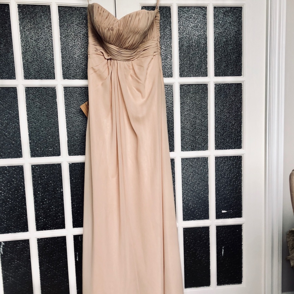 Evening Dress, Long Cream